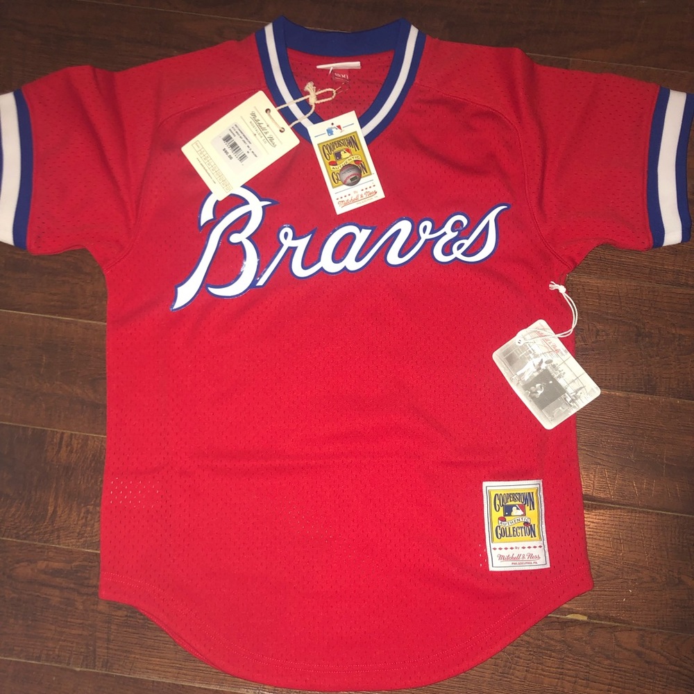 Braves red jersey